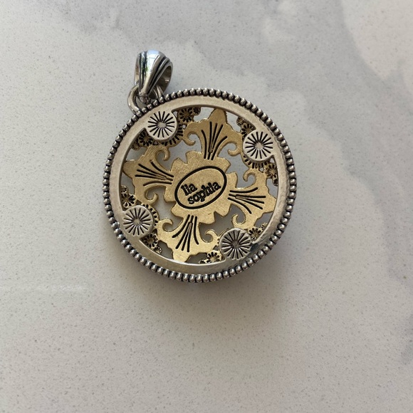 LIA SOPHIA Jaquard Pendant 🟡🟤 - Picture 2 of 14